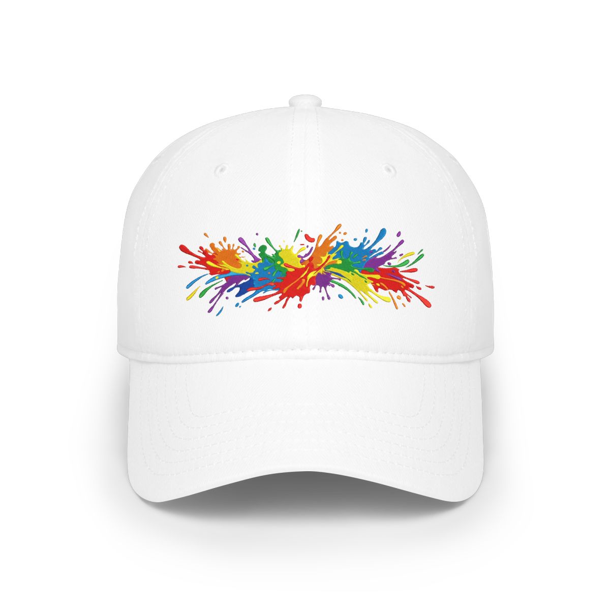 Abstract Paint Splash Colorful - Cap