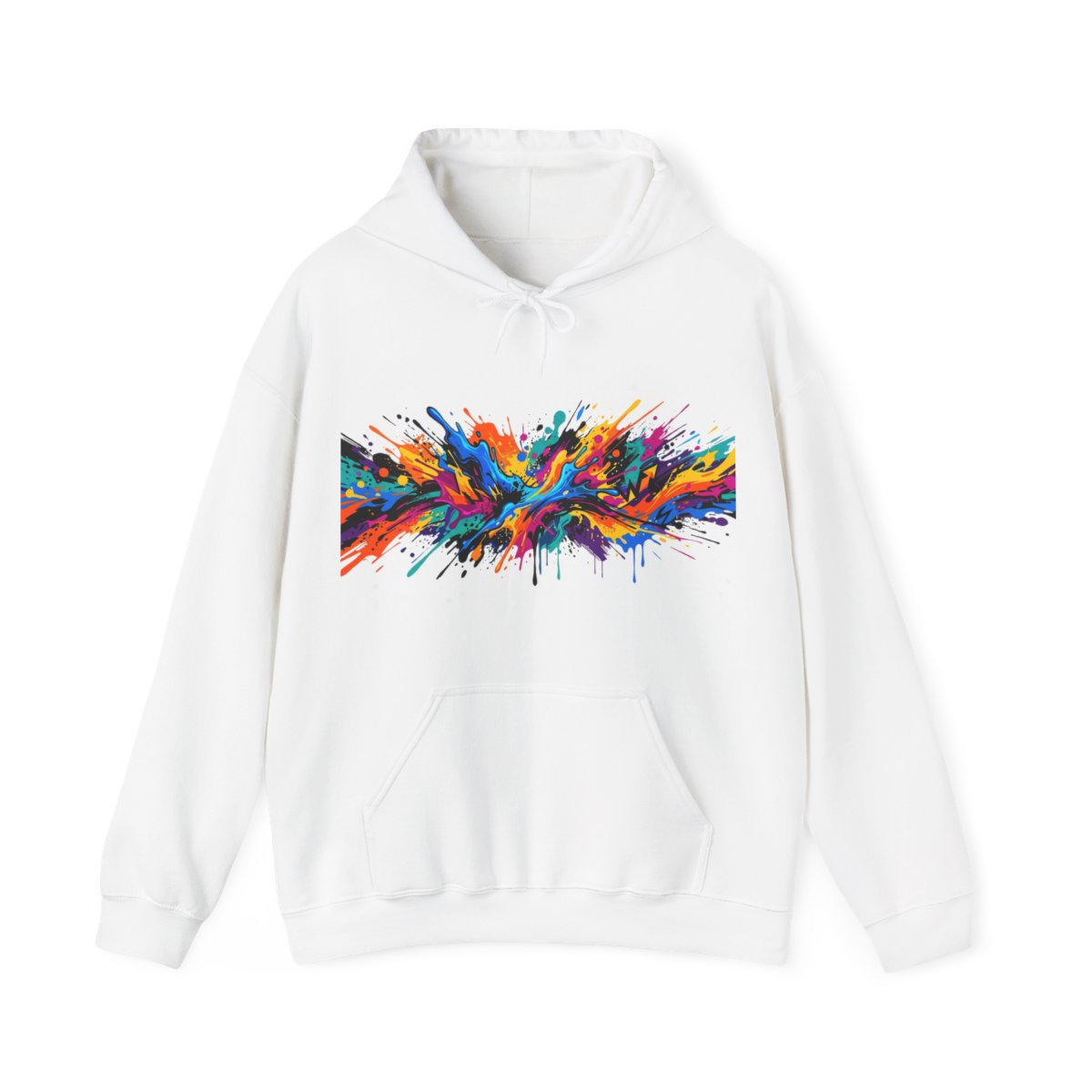 Abstract Paint Splash Colorful - Hoodie