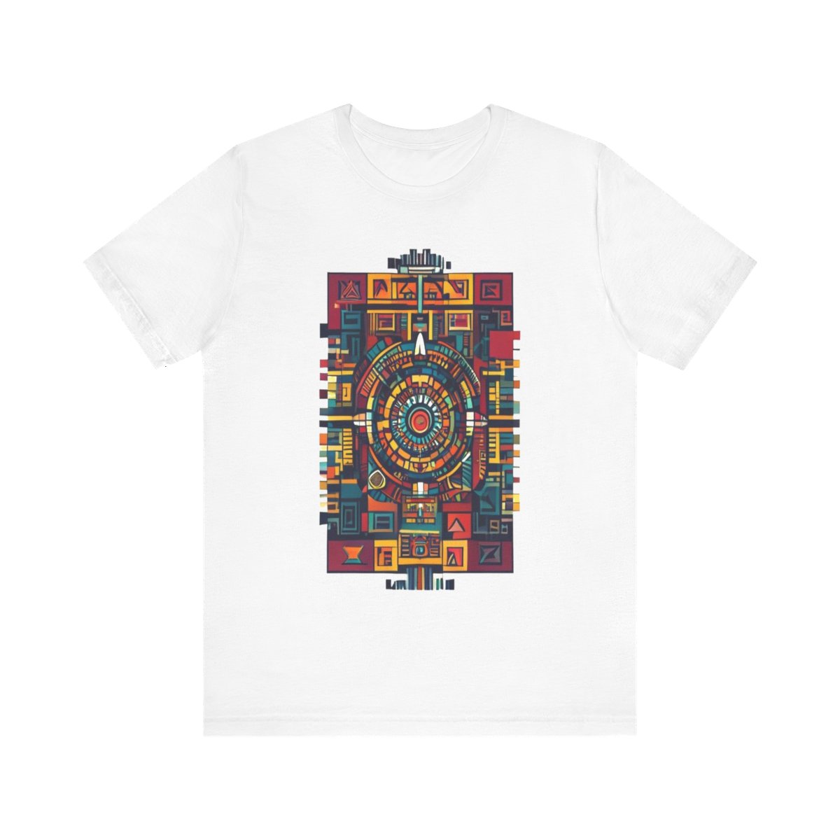 Aztec Calendar Geometric Patterns - Tshirt