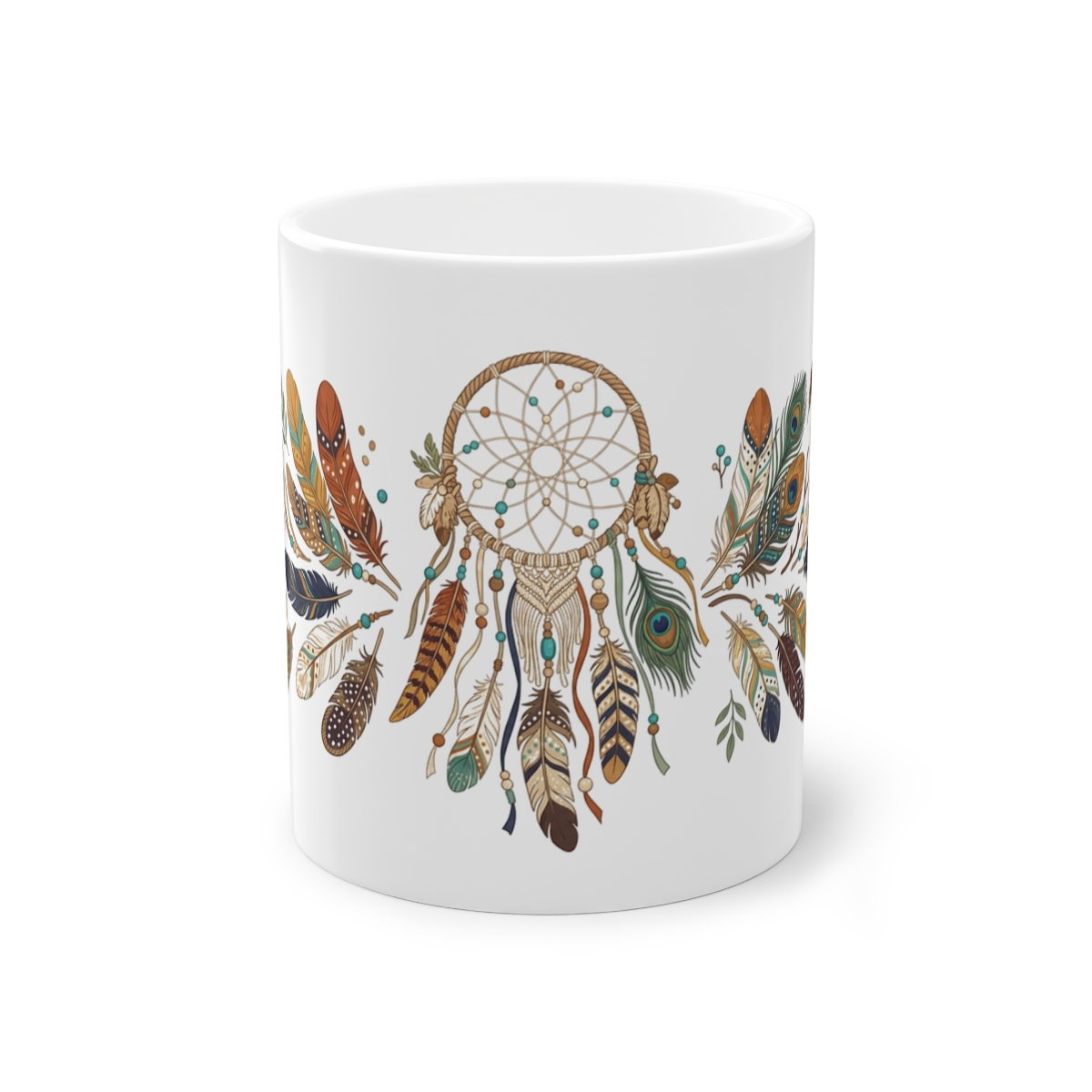 Boho Dreamcatcher Feathers - Mug