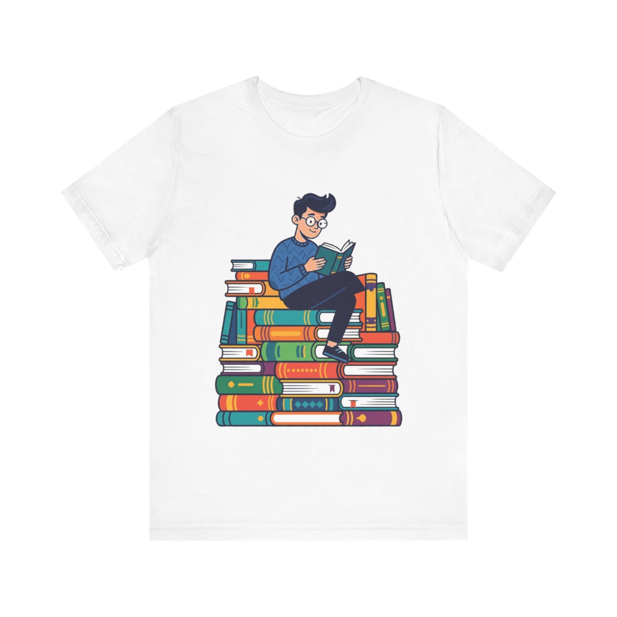 Bookstack Reading Nerd - Tshirt