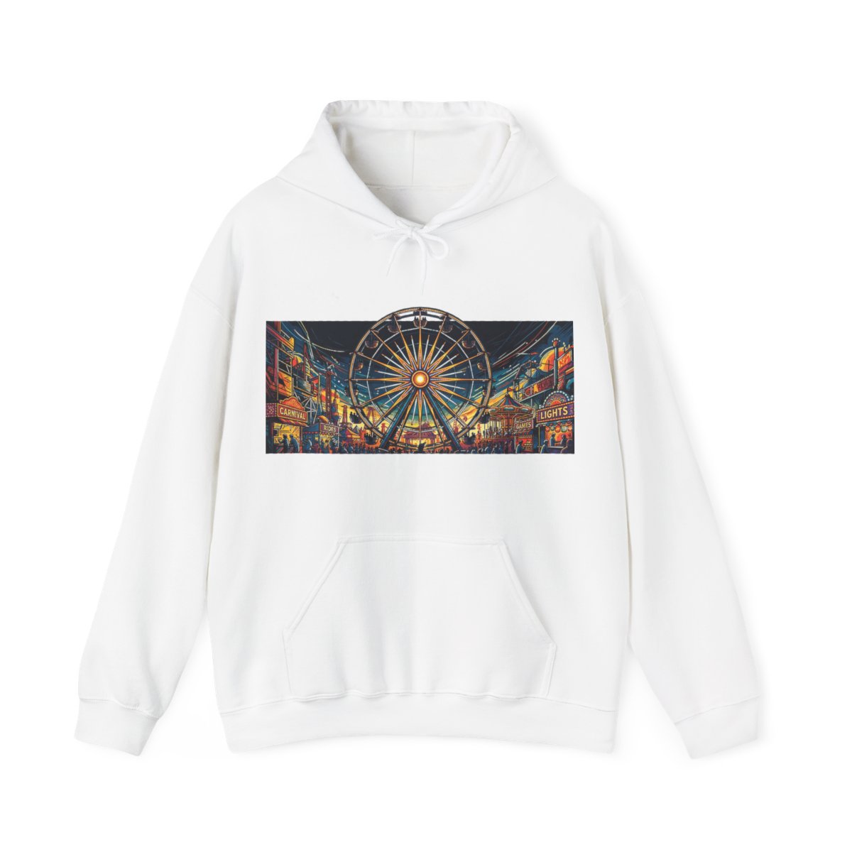 Carnival Ferris Wheel Night Lights - Hoodie