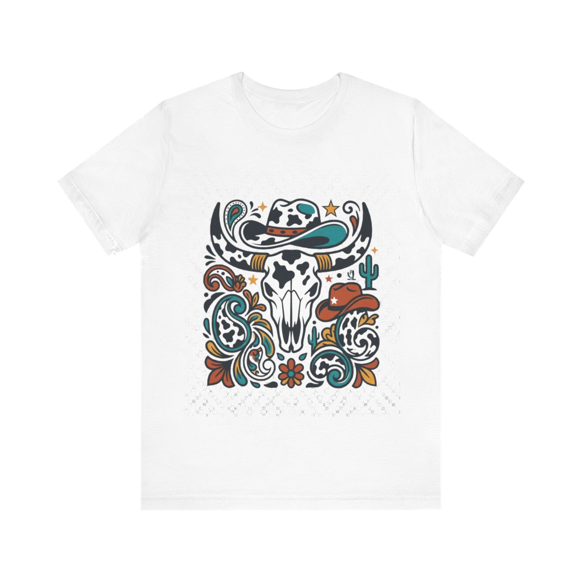 Cow Print Western Style - Tshirt