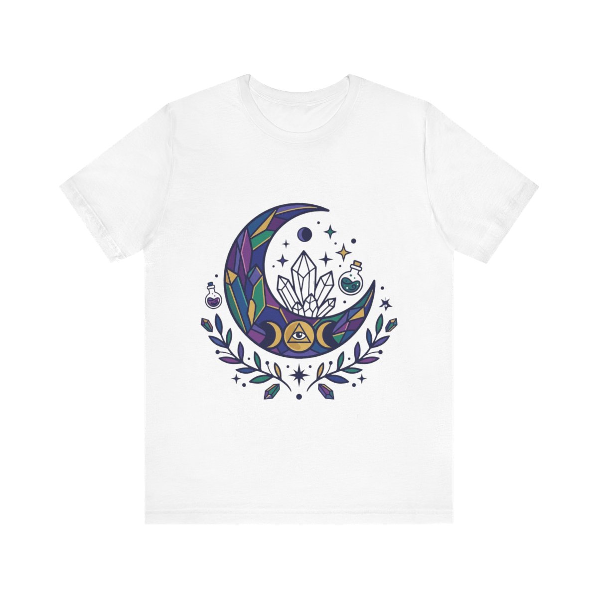 Crystal Moon Witchy Aesthetic - Tshirt