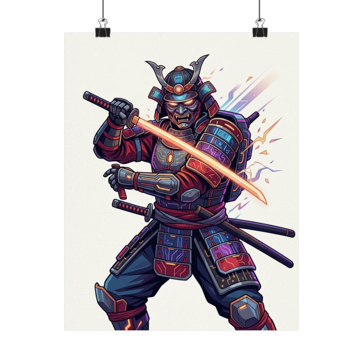 Cyber Samurai Robot Warrior - Poster