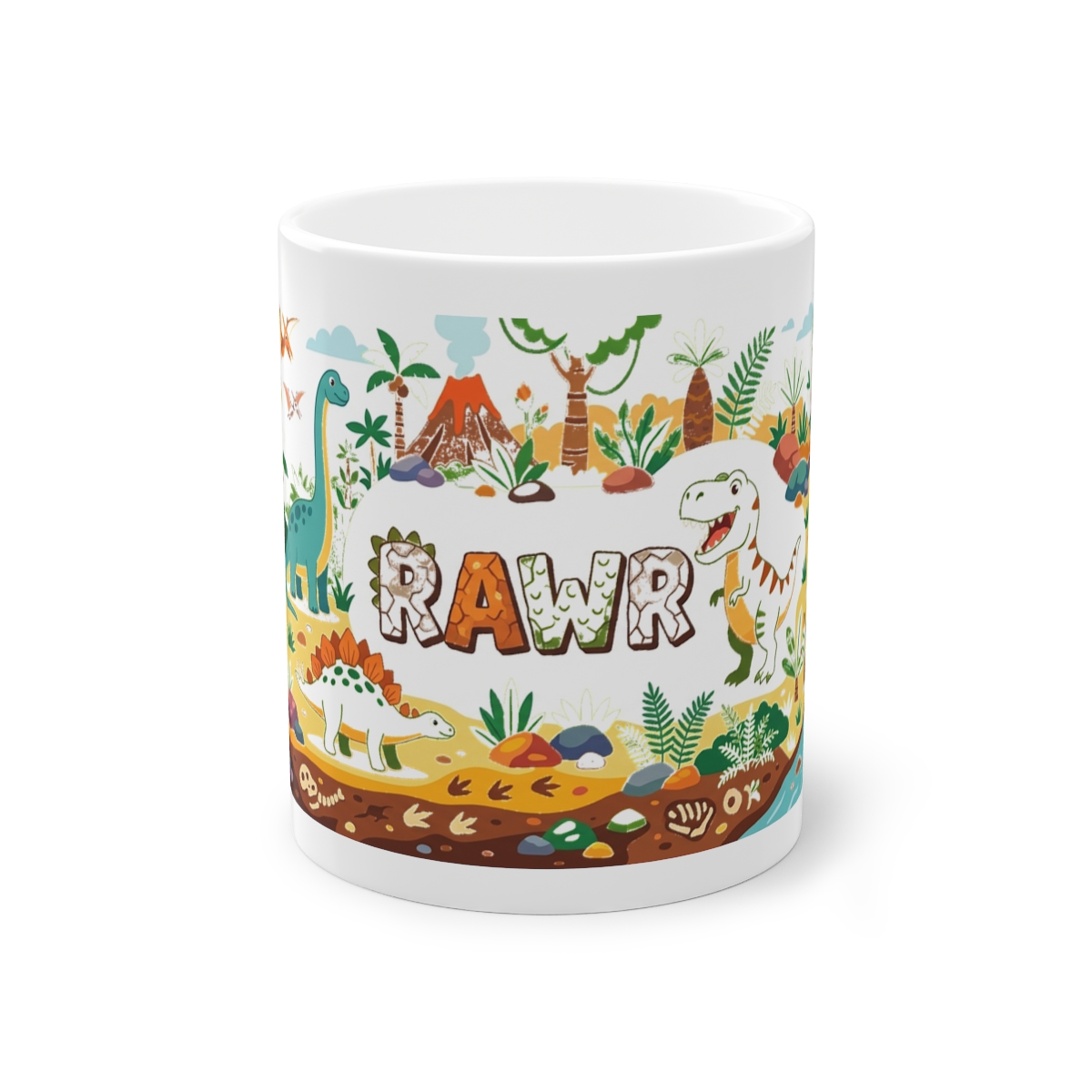 Dinosaur Rawr Kids Fun - Mug