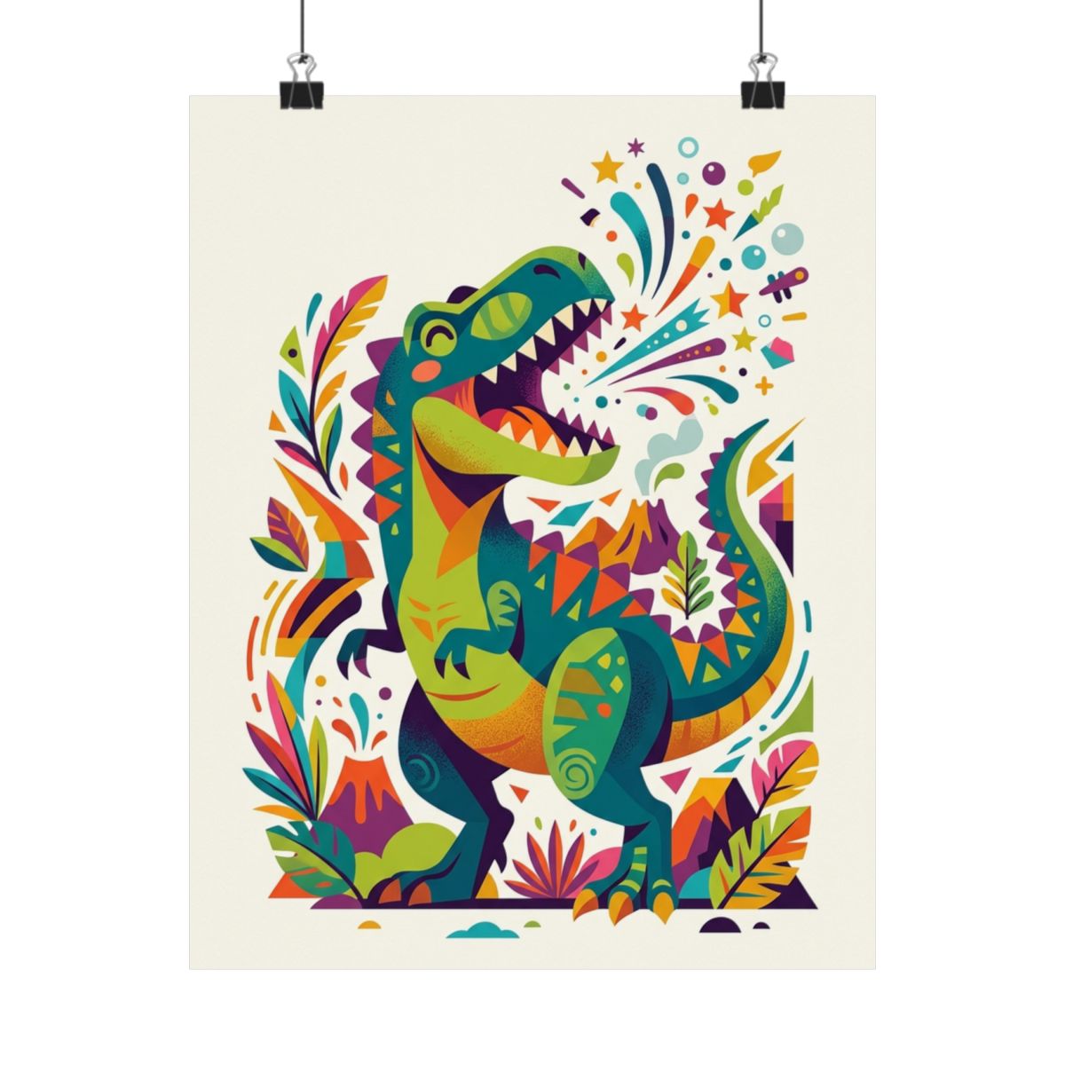 Dinosaur Rawr Kids Fun - Poster