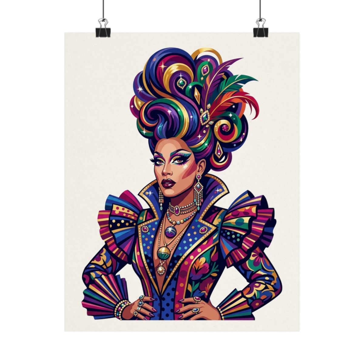 Drag Queen Fabulous Portrait - Poster