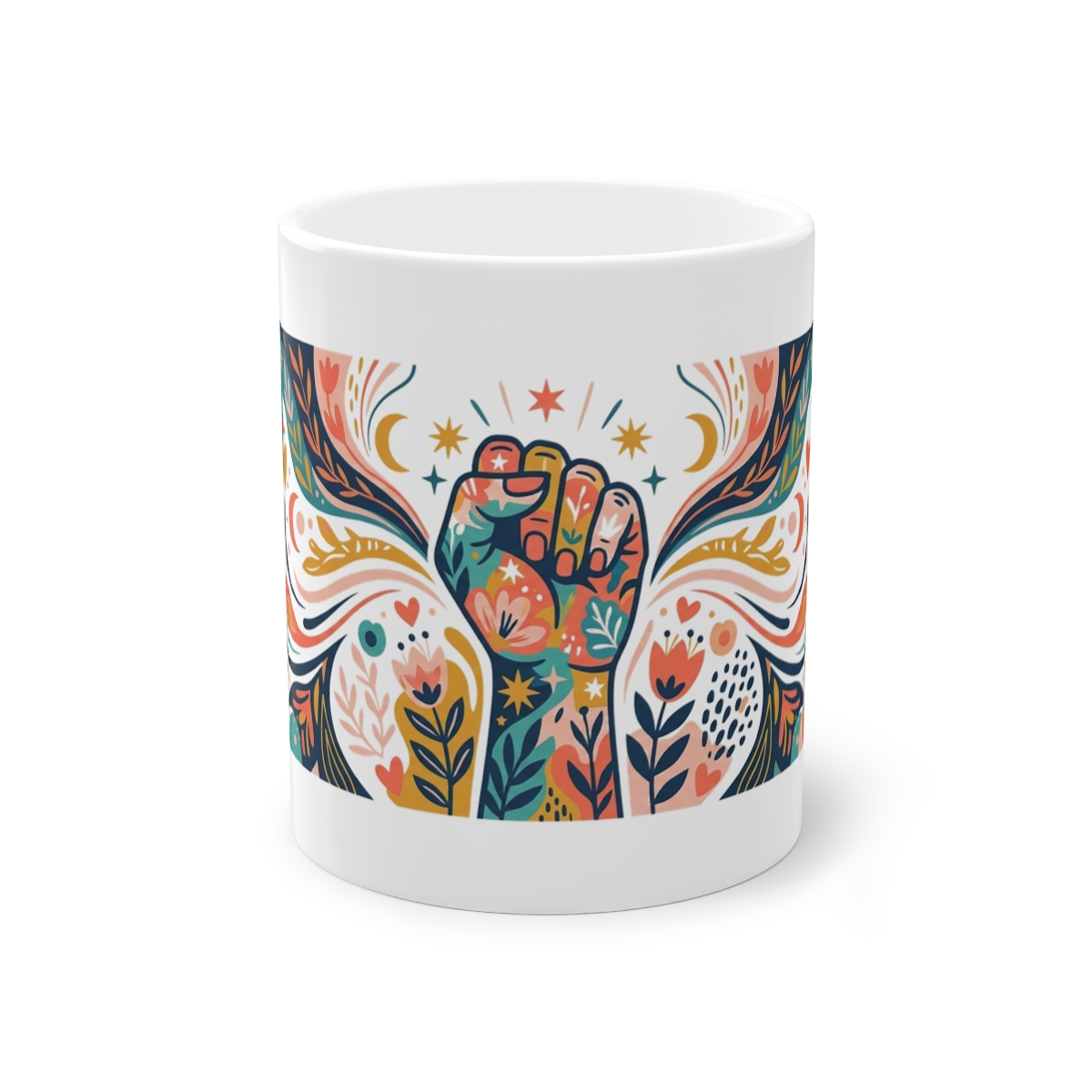Feminist Girl Power Fist - Mug