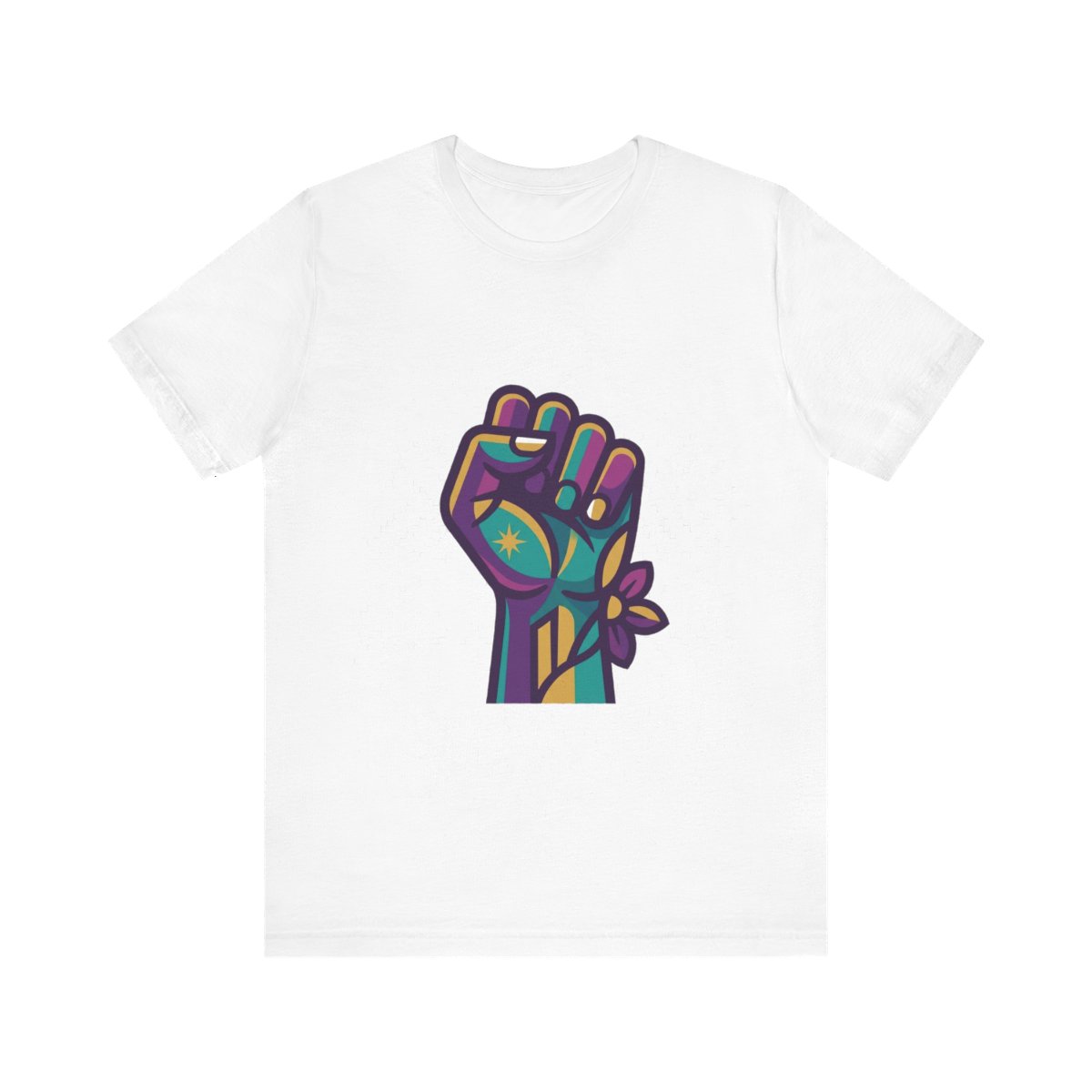 Feminist Girl Power Fist - Tshirt