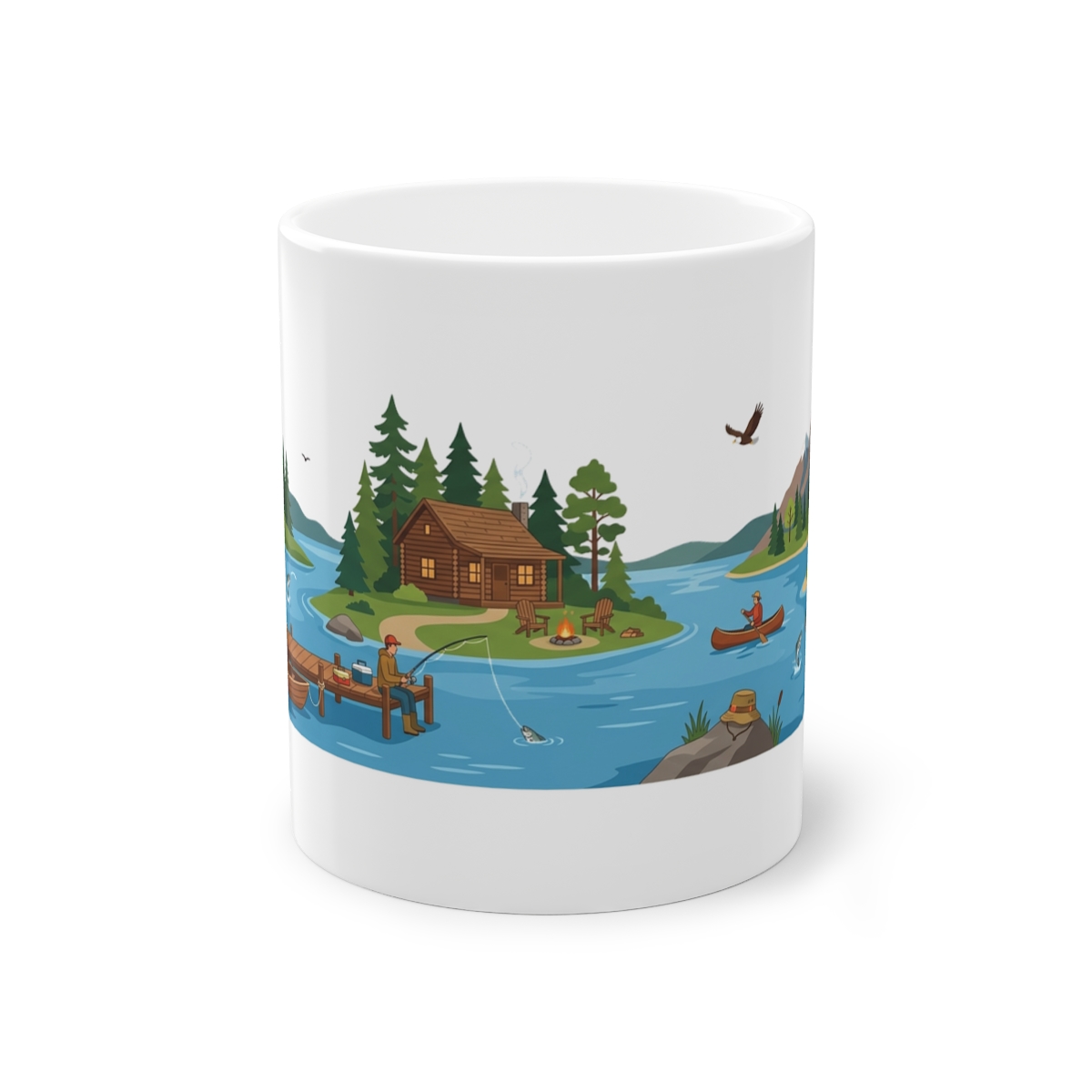 Fishing Rod Lake Life - Mug