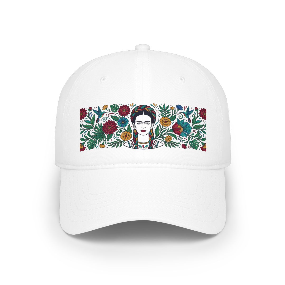 Frida Kahlo Floral Portrait - Cap