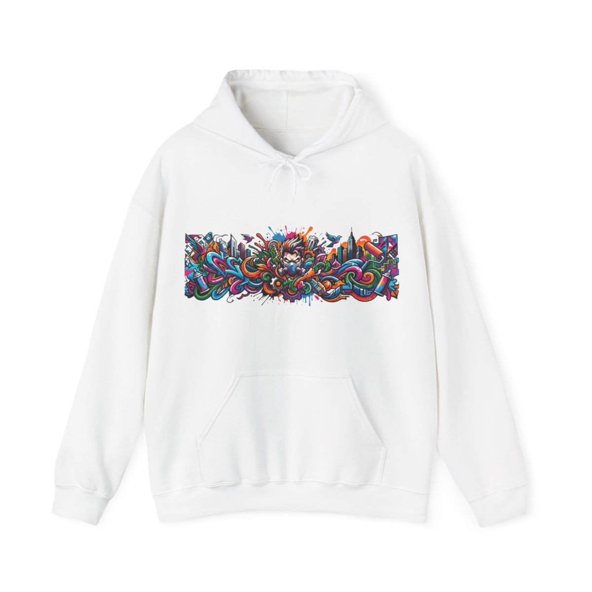 Graffiti Urban Street Art Mural - Hoodie