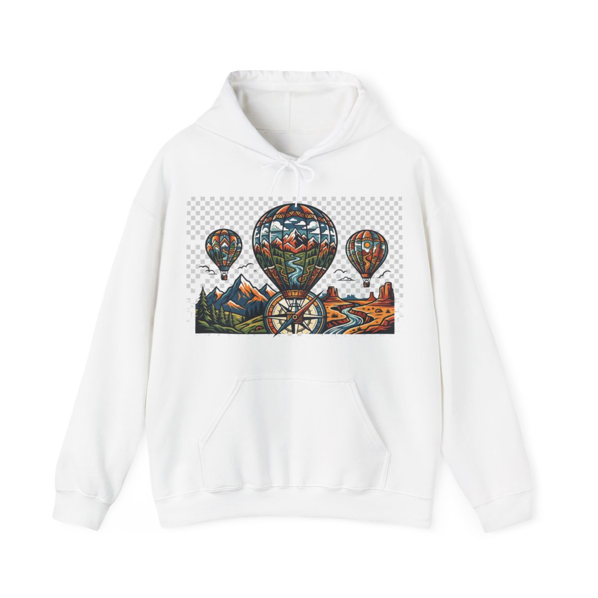 Hot Air Balloon Wanderlust - Hoodie