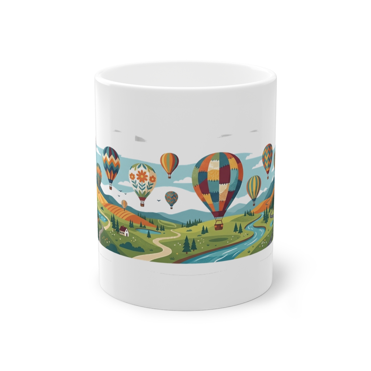 Hot Air Balloon Wanderlust - Mug