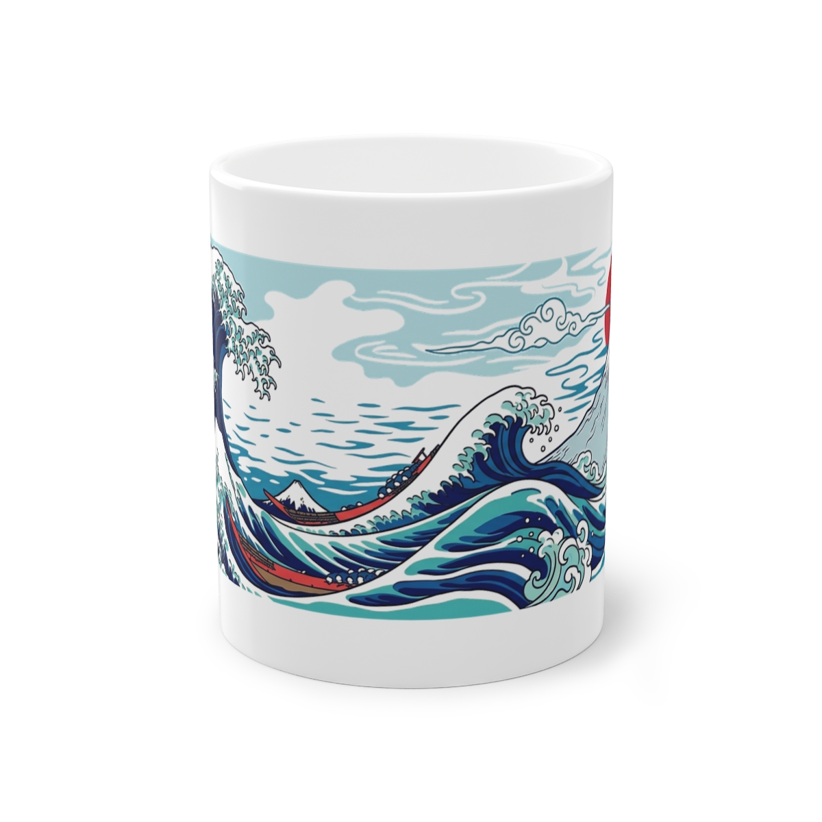 Japanese Wave Kanagawa Style - Mug