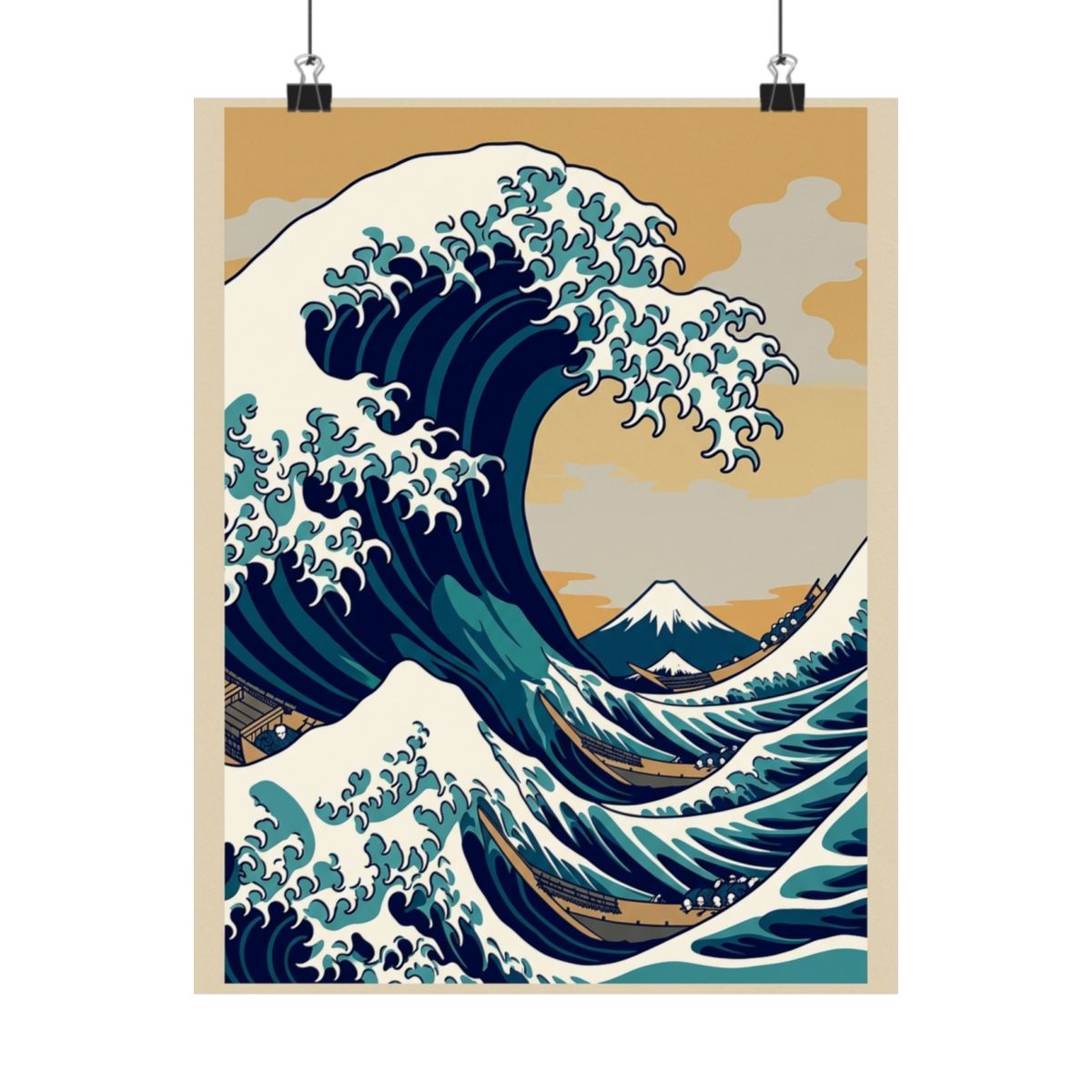 Japanese Wave Kanagawa Style - Poster