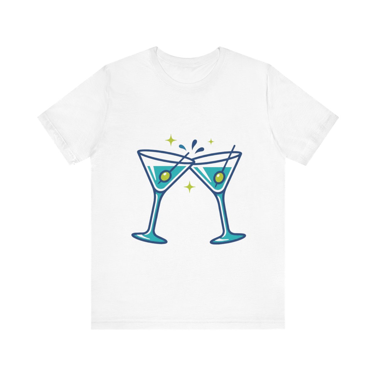 Martini Glass Cheers - Tshirt