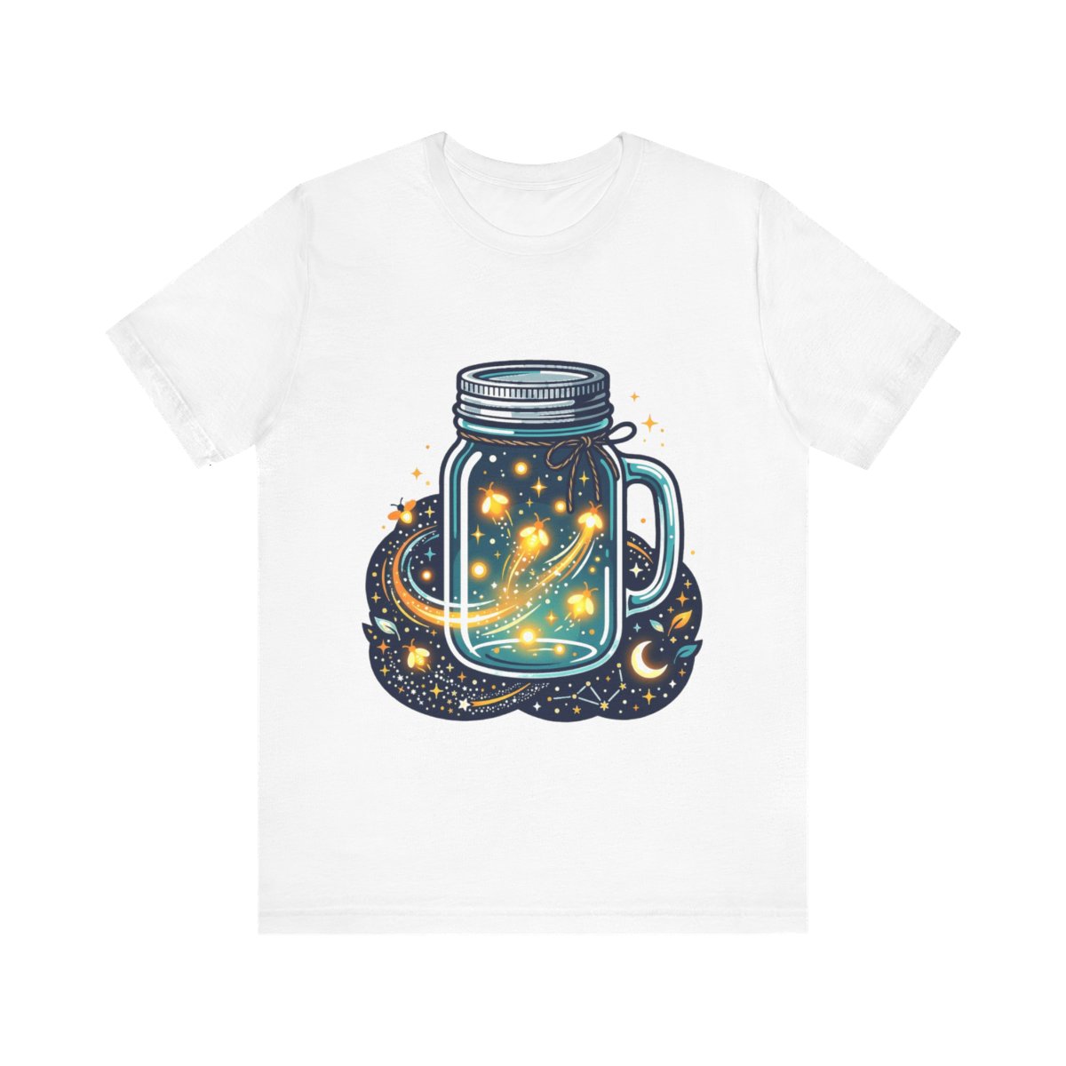 Mason Jar Fireflies Night - Tshirt