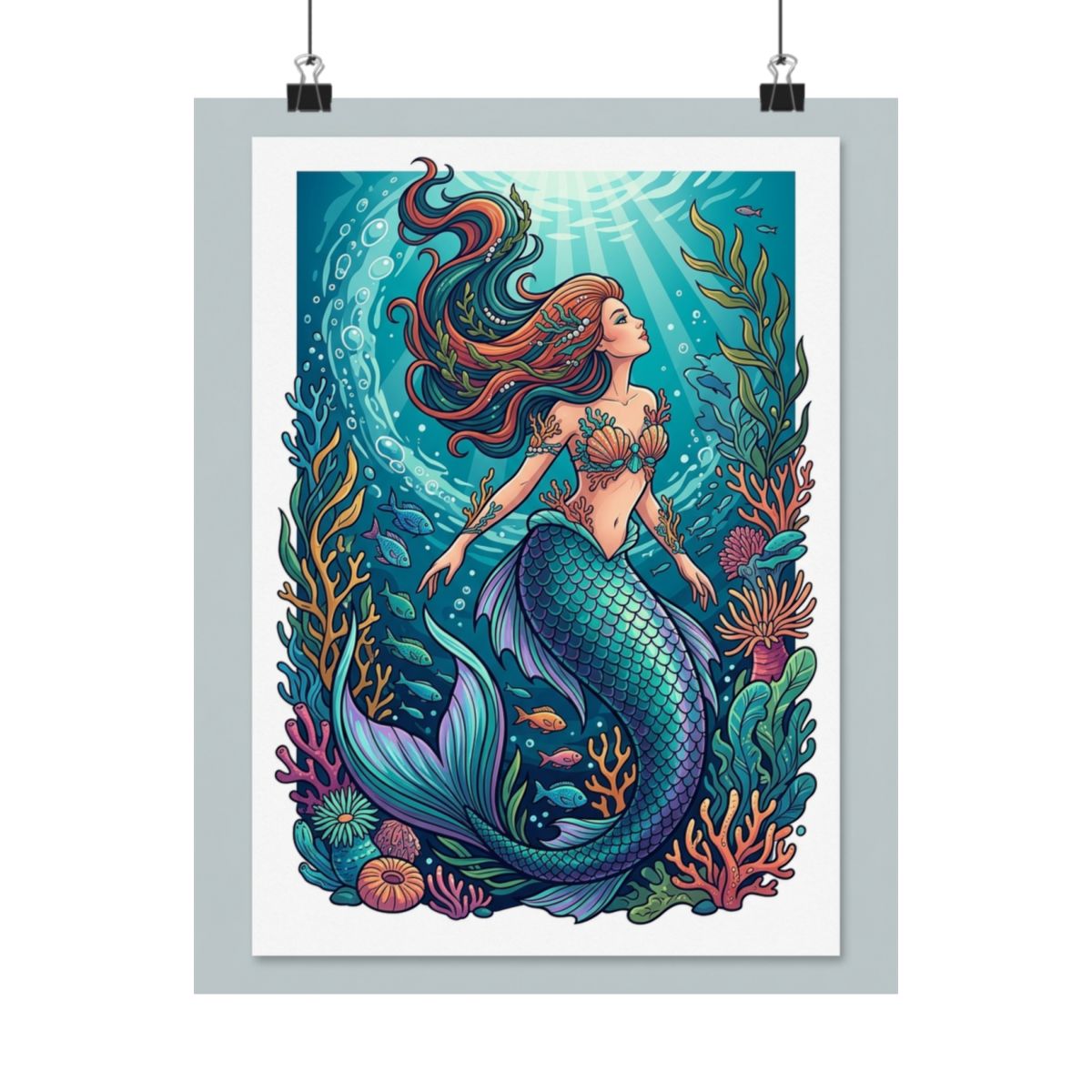 Mermaid Ocean Fantasy - Poster