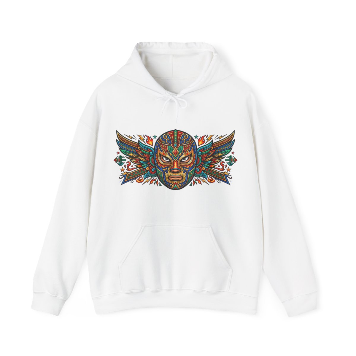 Mexican Luchador Mask Colorful - Hoodie