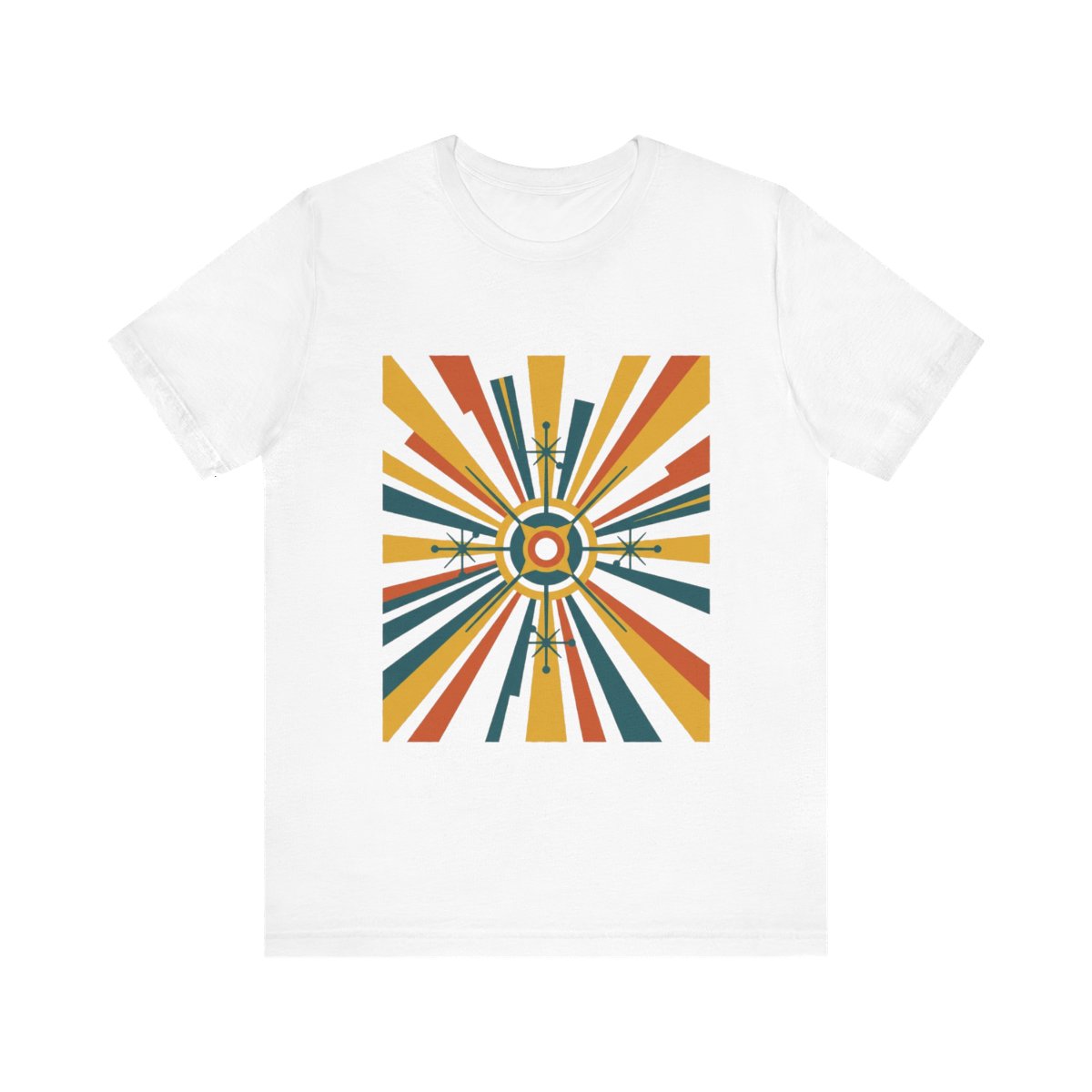 Mid-Century Modern Sunburst Pattern - Tshirt