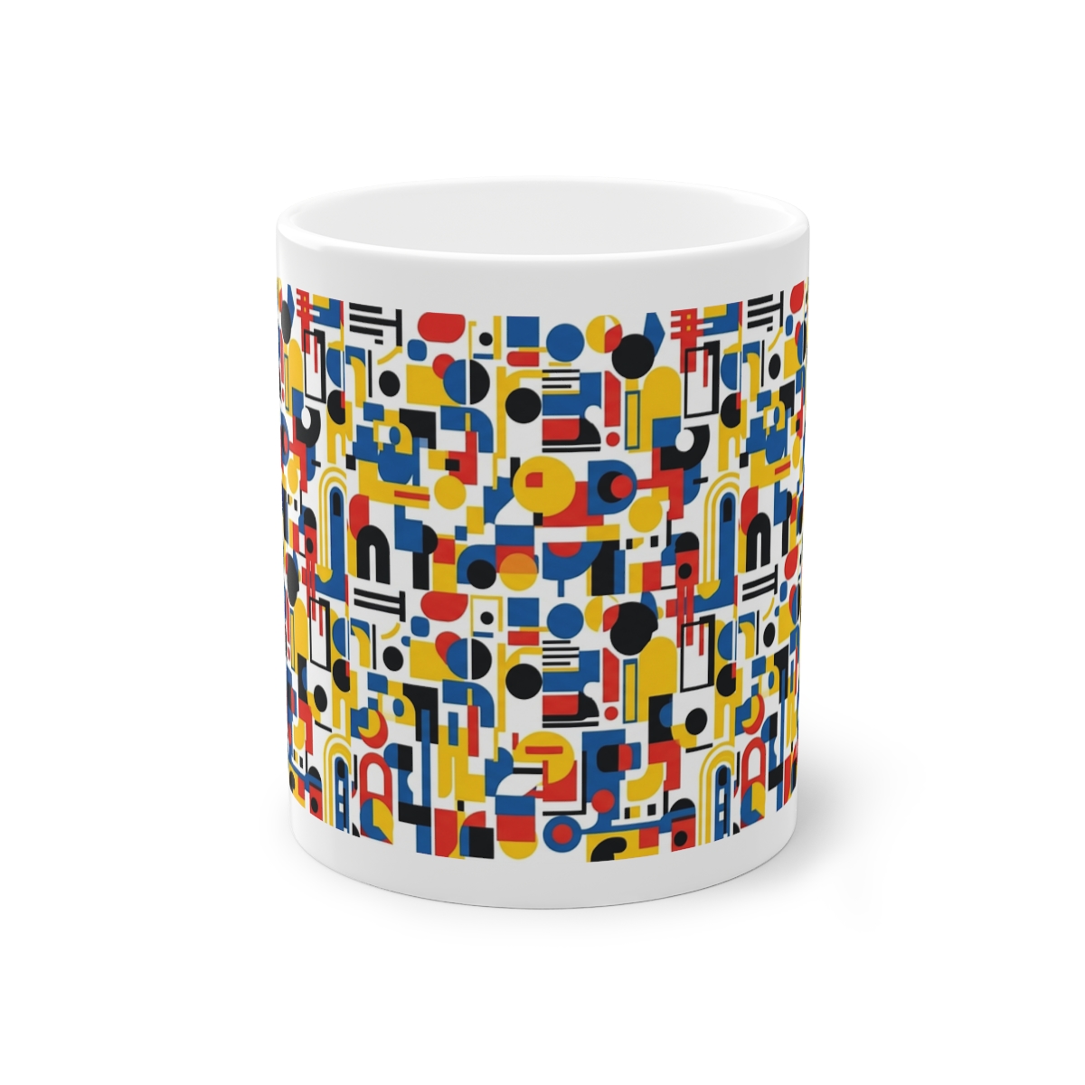 Minimalist Bauhaus Abstract Shapes - Mug