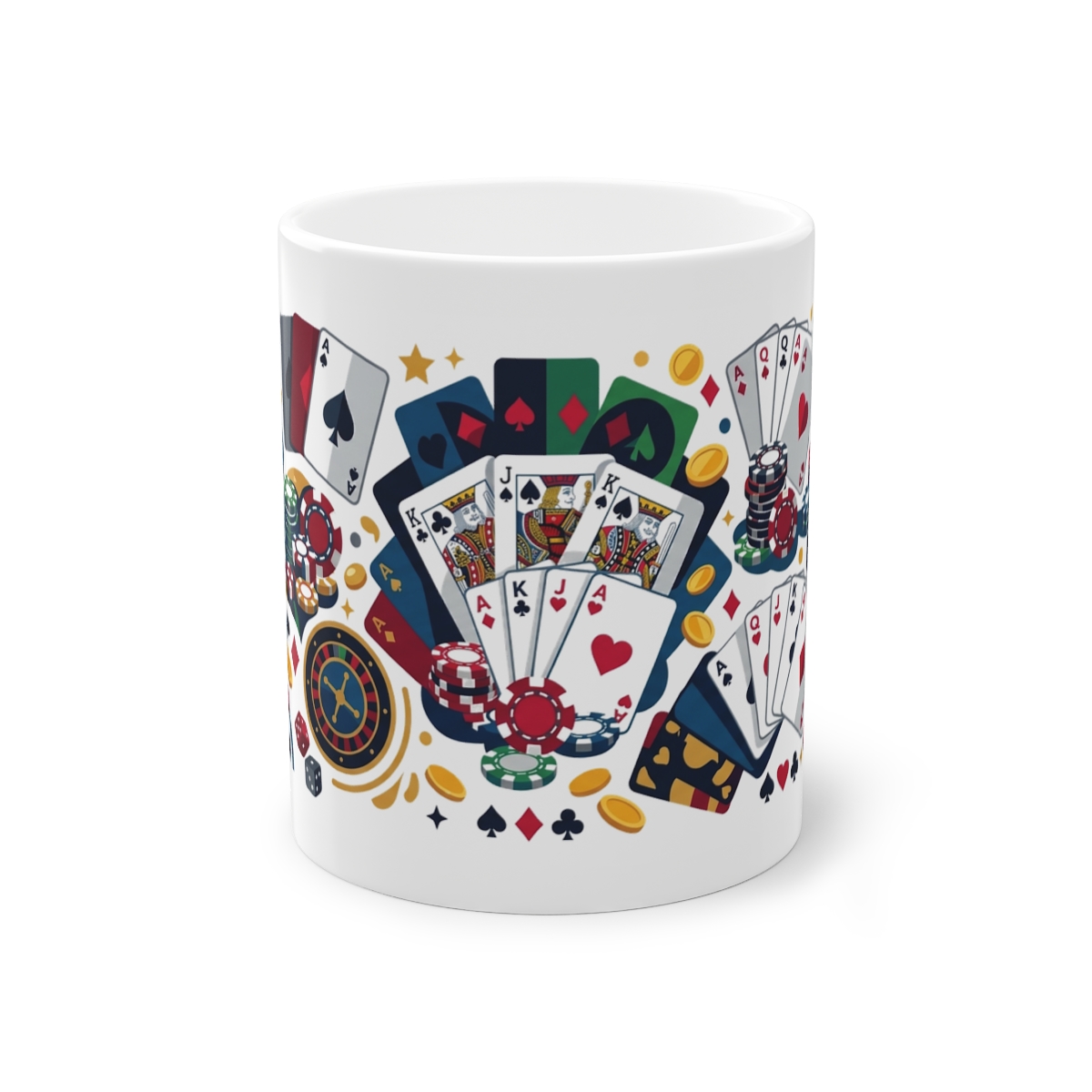 Poker Cards Casino Night - Mug