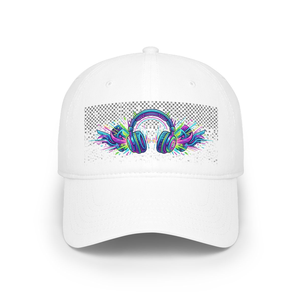 Rave Festival Neon Headphones - Cap