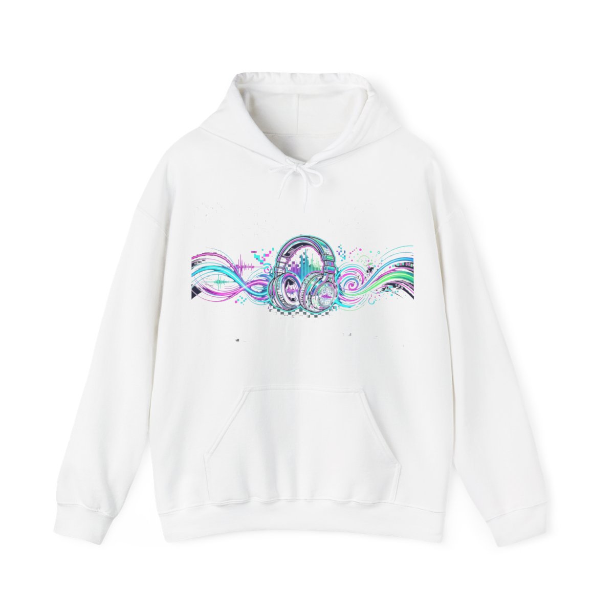 Rave Festival Neon Headphones - Hoodie