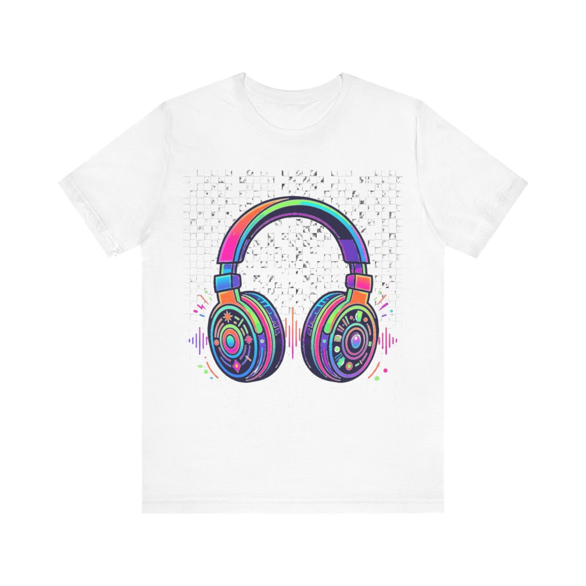 Rave Festival Neon Headphones - Tshirt