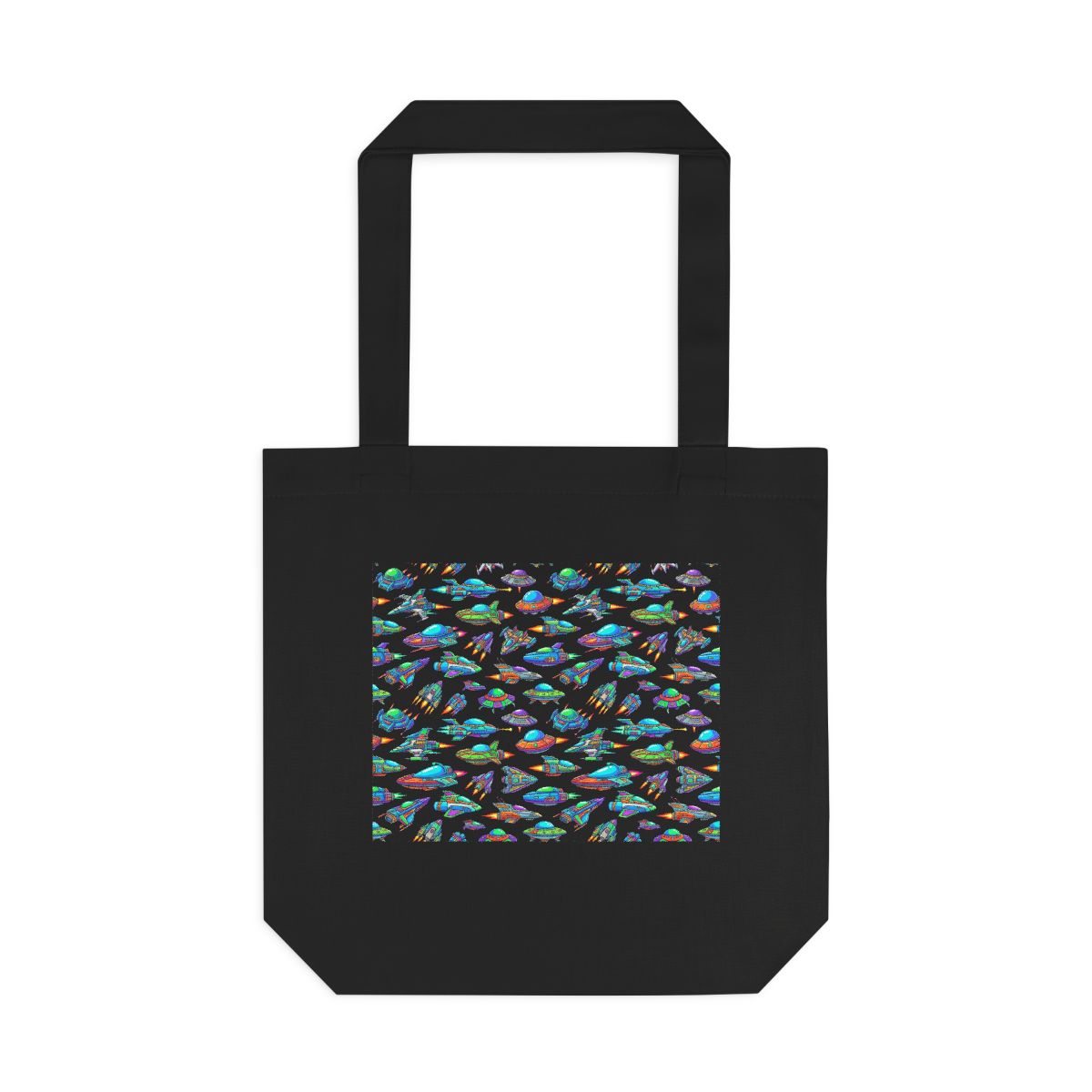 Retro Arcade Spaceship - Tote Bag