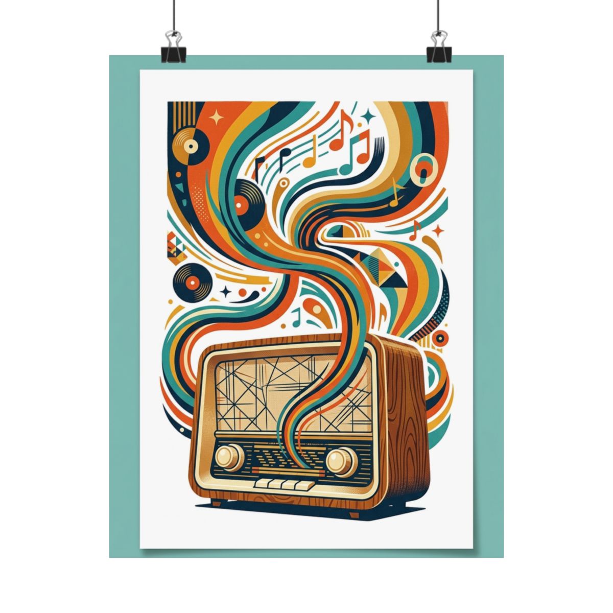Retro Radio Music Memories - Poster