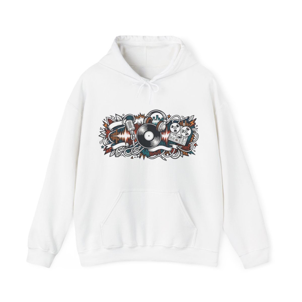 Retro Vinyl Record Music Lover - Hoodie