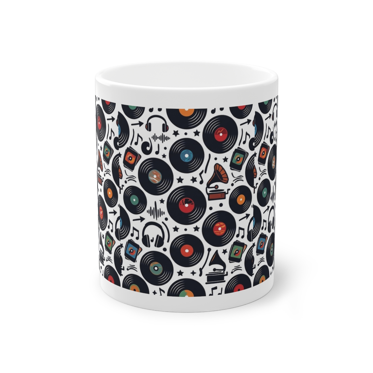Retro Vinyl Record Music Lover - Mug
