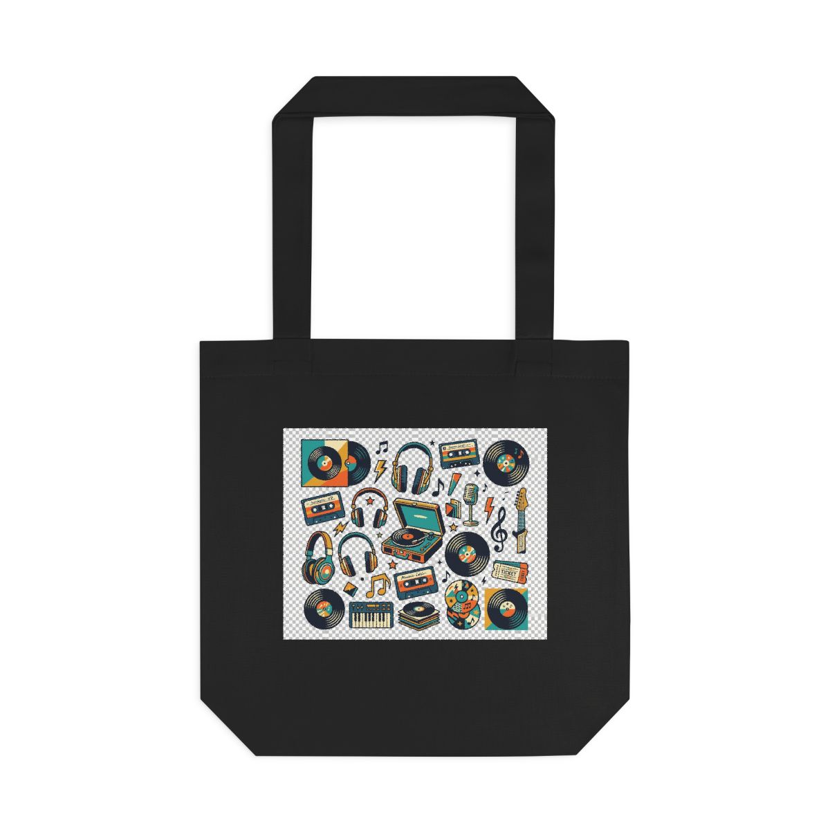 Retro Vinyl Record Music Lover - Tote Bag