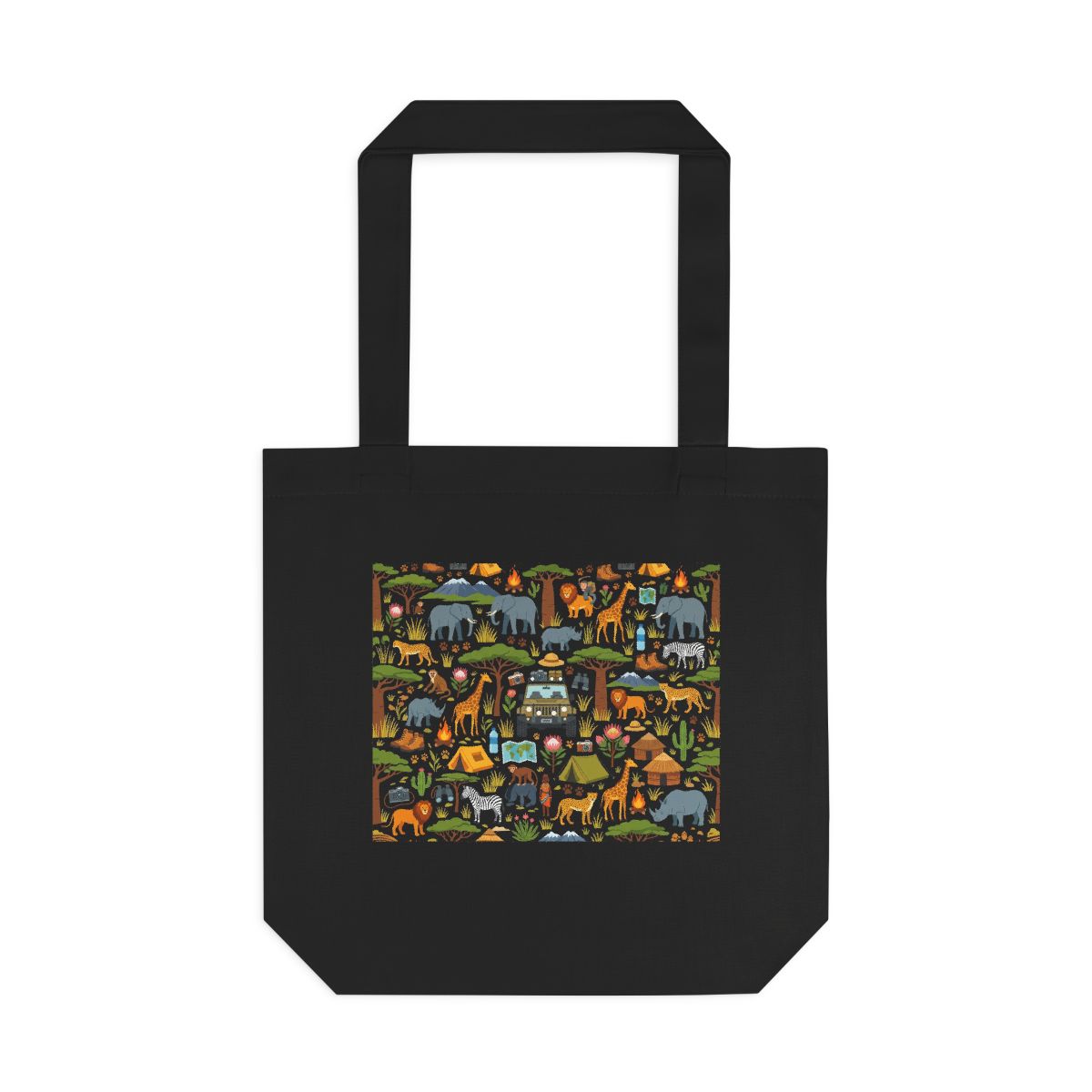 Safari Jeep African Adventure - Tote Bag