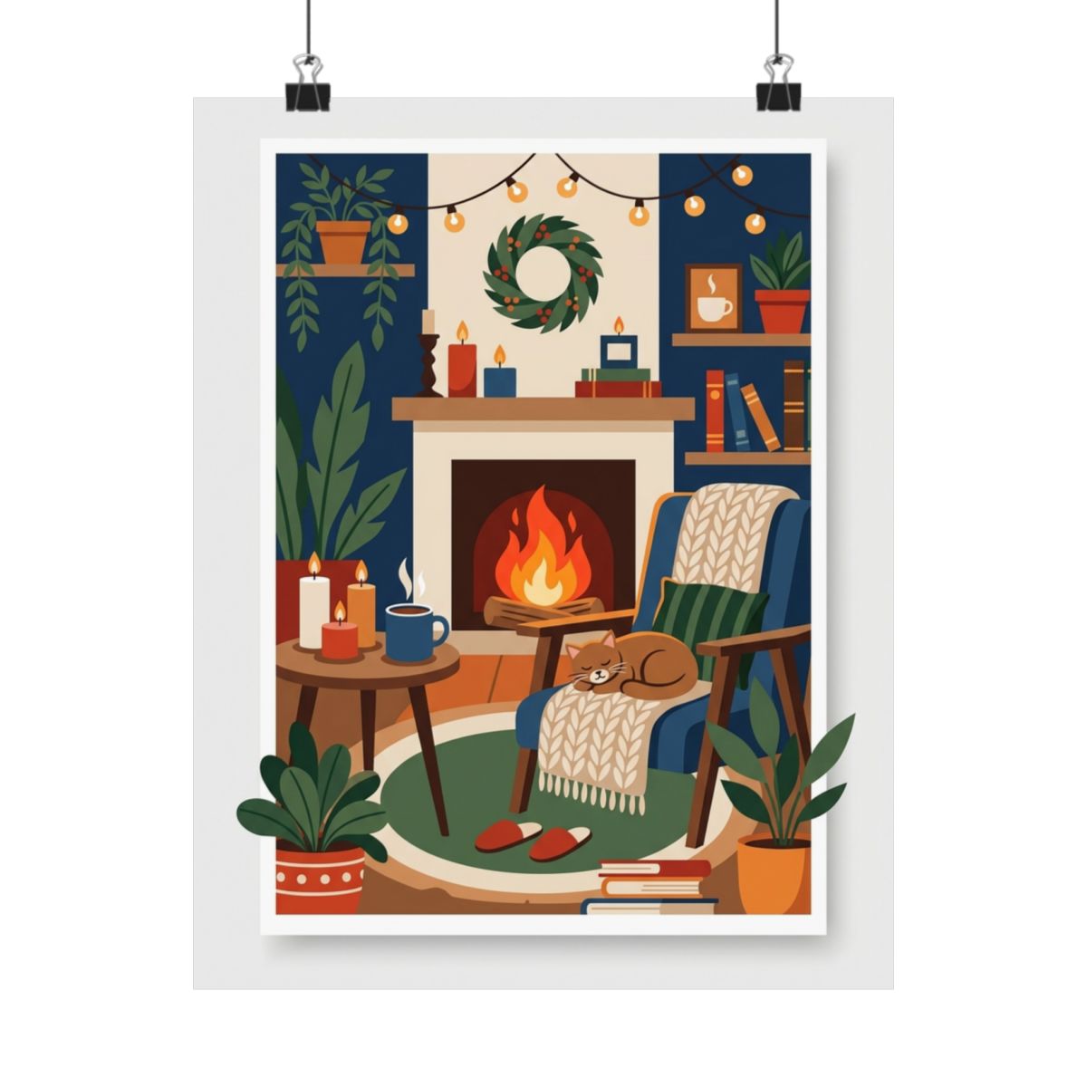 Scandinavian Hygge Cozy Home - Poster