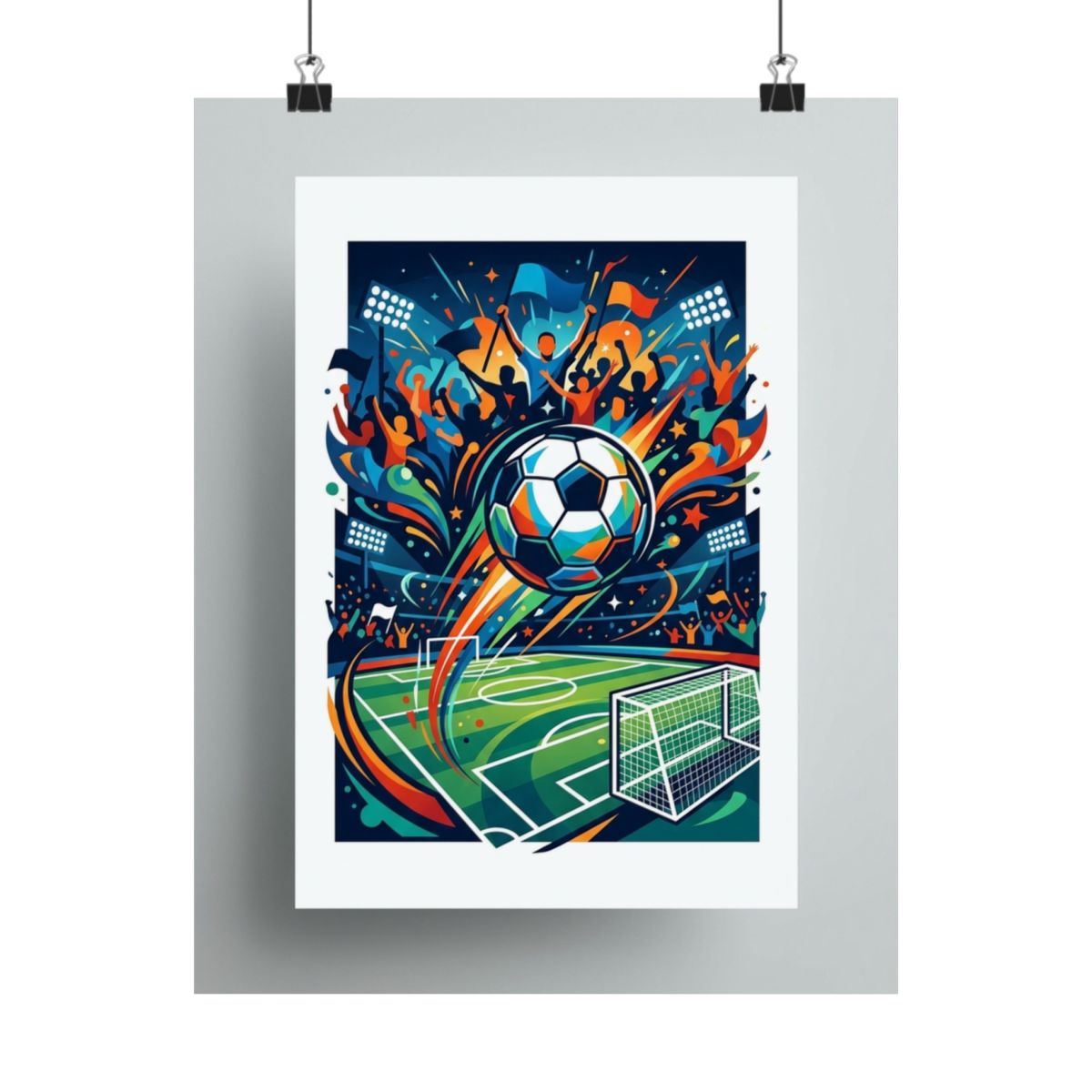 Soccer Ball Field Passion - Poster
