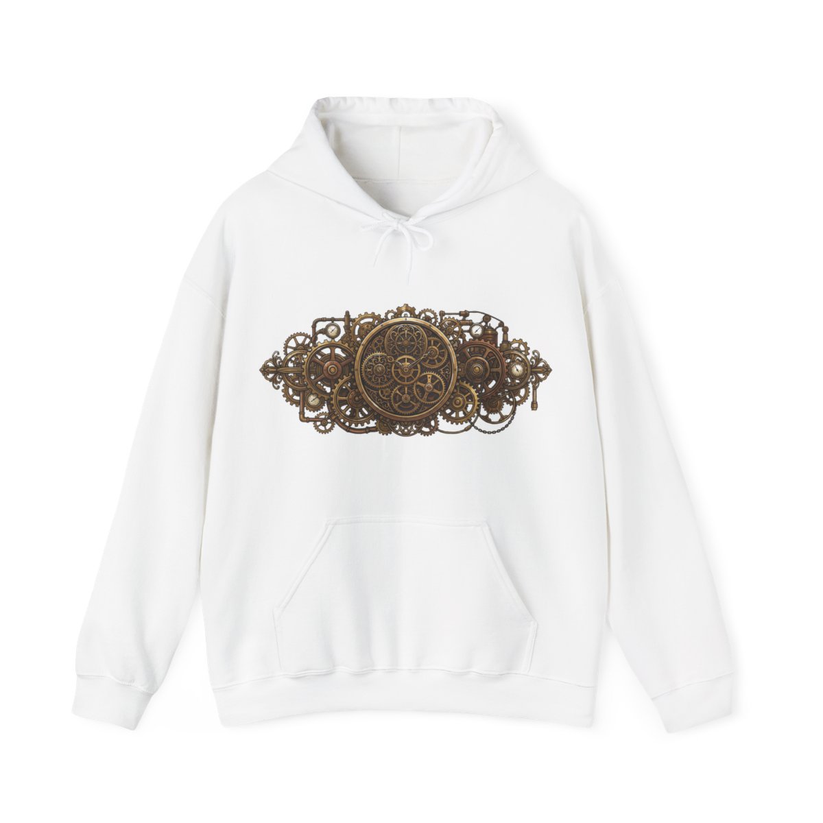Steampunk Gears And Clockwork Brass - Hoodie