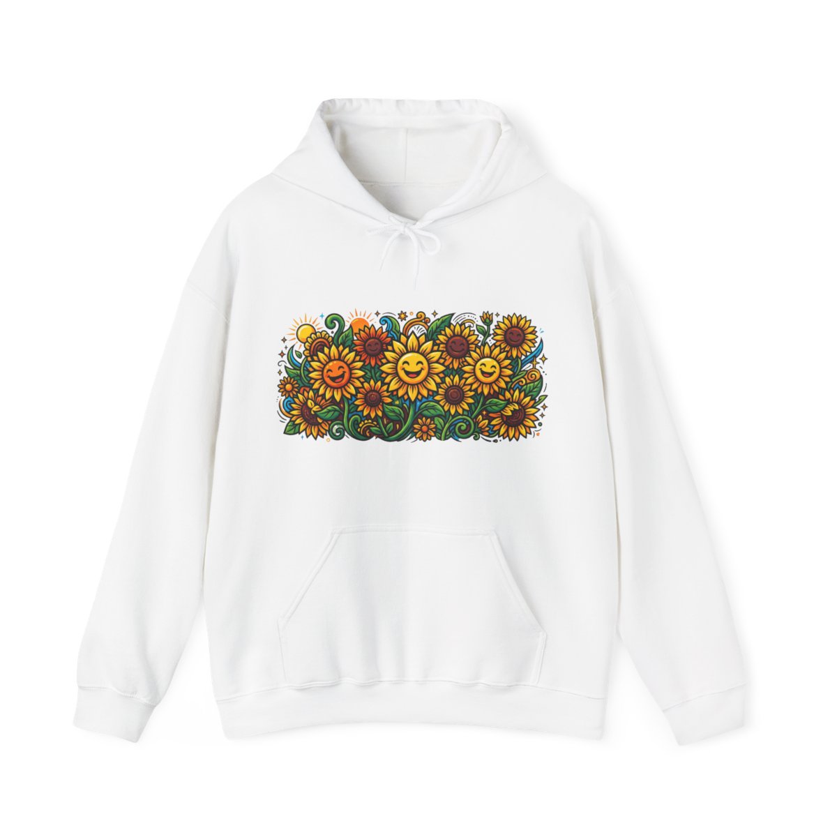 Sunflower Field Happiness - Hoodie