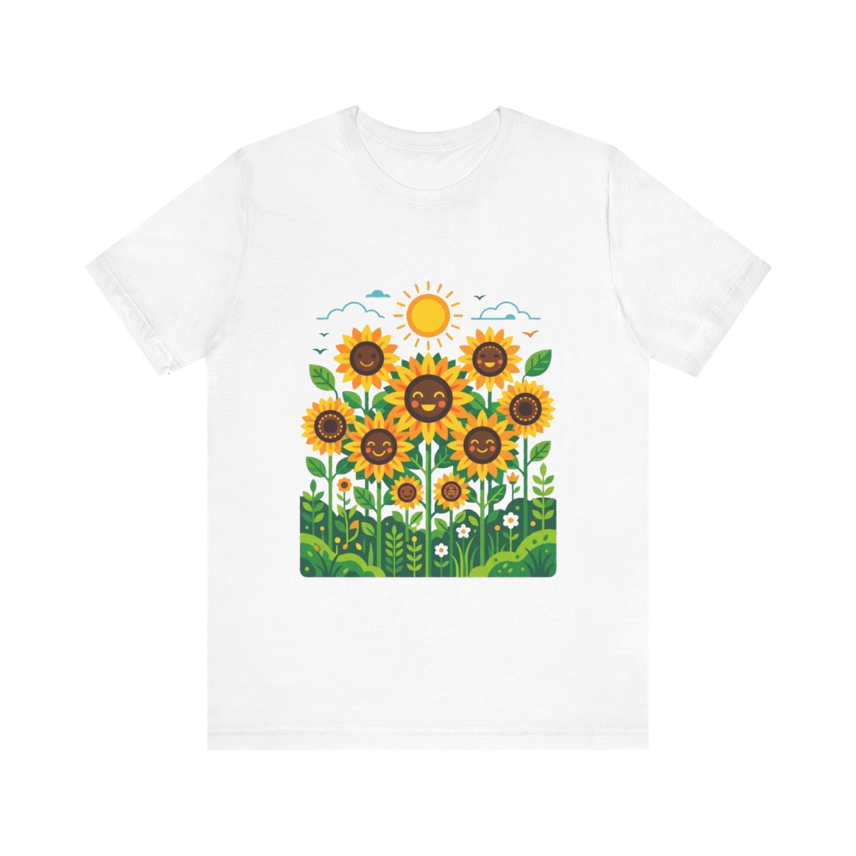 Sunflower Field Happiness - Tshirt
