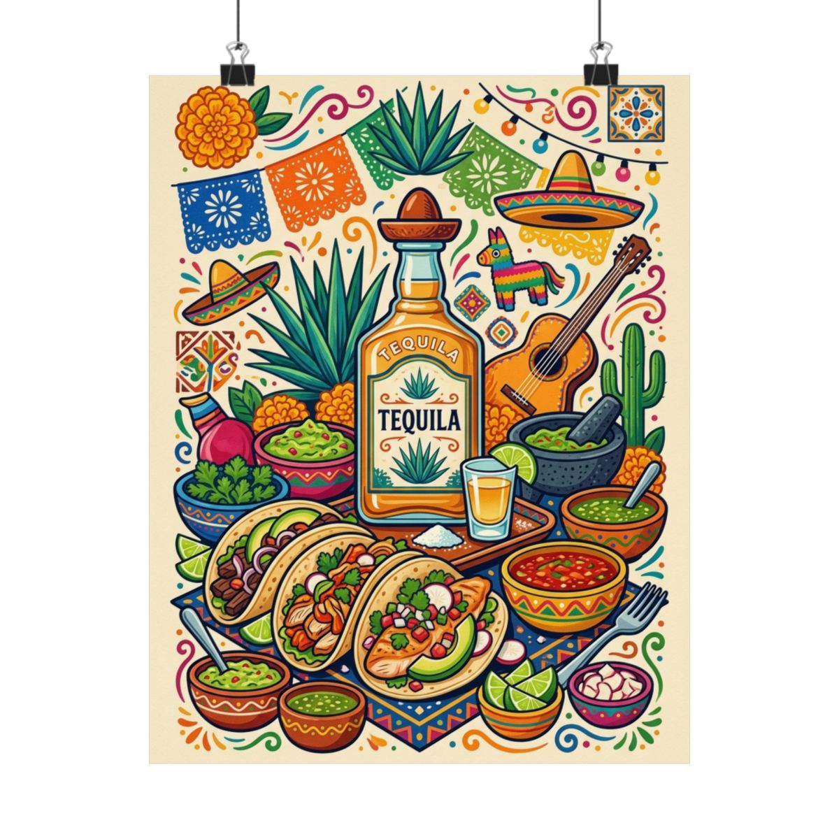 Tacos And Tequila Fiesta - Poster