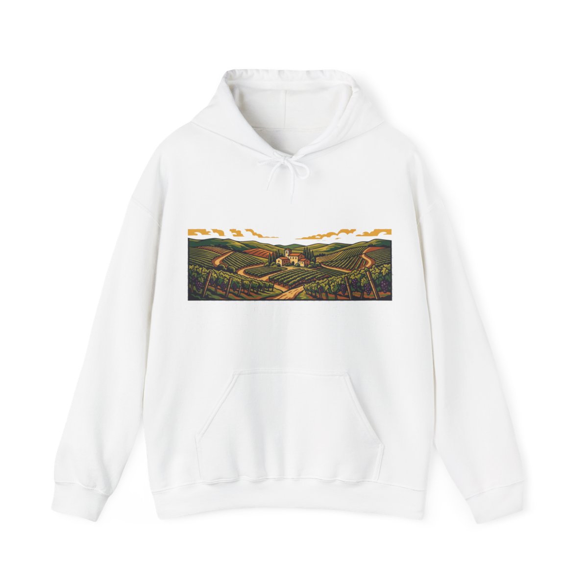 Vineyard Wine Country Rolling Hills - Hoodie