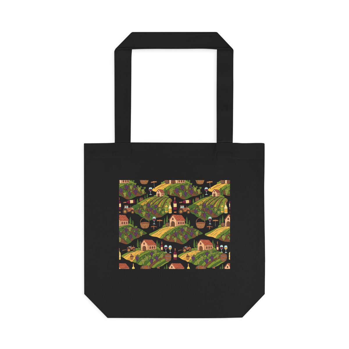 Vineyard Wine Country Rolling Hills - Tote Bag