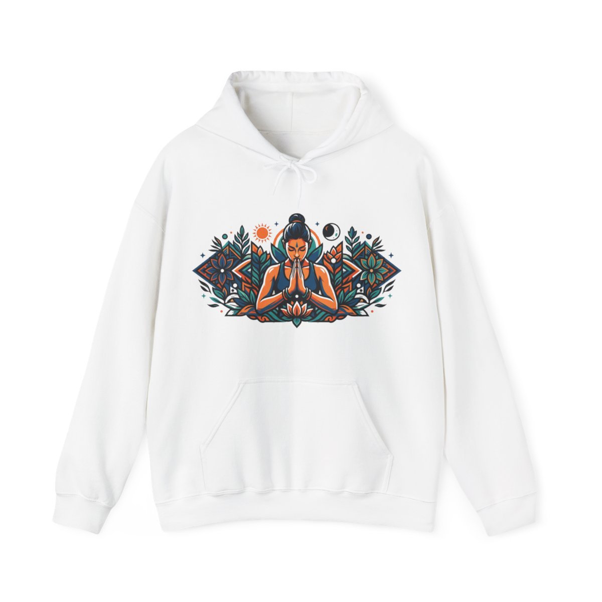 Yoga Pose Namaste - Hoodie