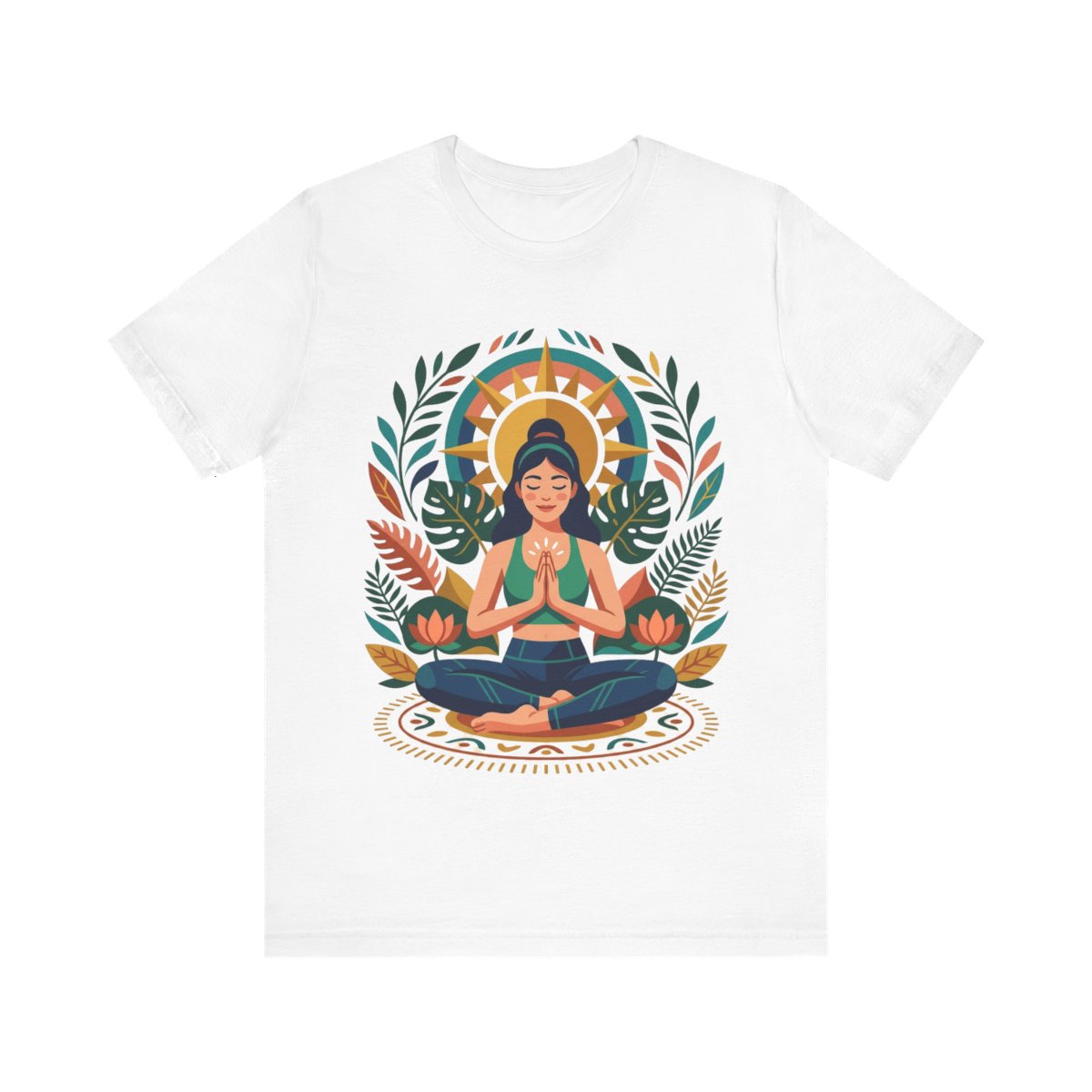 Yoga Pose Namaste - Tshirt
